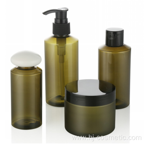 Chinese manufacturer plastic cosmetic packaging 15-120ml transparent cosmetic airless bottle